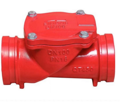 橡膠辯溝槽止回閥